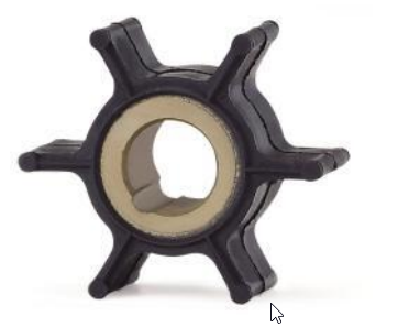 Johnson / Evinrude 4-8HP Seawater Impeller 389576 Replacement
