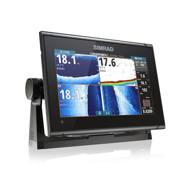 Simrad – GO9 XSE 9 inch chartplotter with 3 in 1 Active imaging transducer & C-Map Australia/ New Zealand Chart Card
