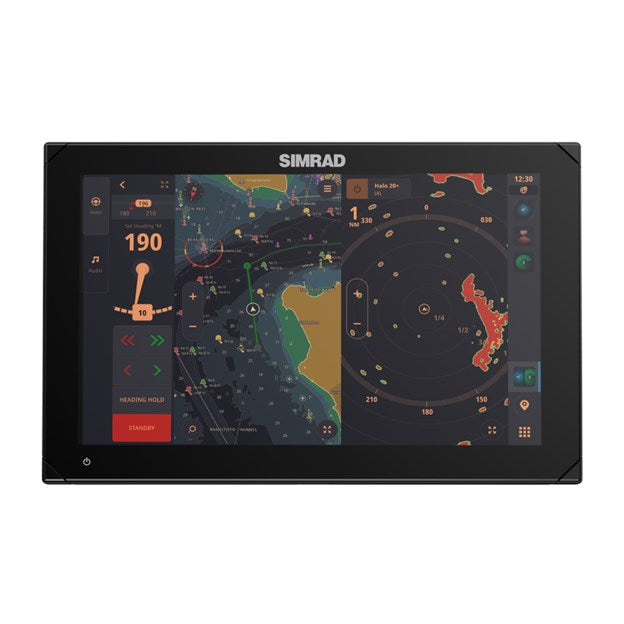 Simrad – NSX 3012 – 12 inch chartplotter with 3 in 1 Active imaging transducer & C-MAP DISCOVER X AUS/NZ charts