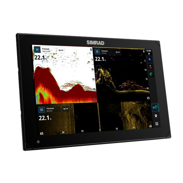 Simrad – NSX 3012 – 12 inch chartplotter with 3 in 1 Active imaging transducer & C-MAP DISCOVER X AUS/NZ charts