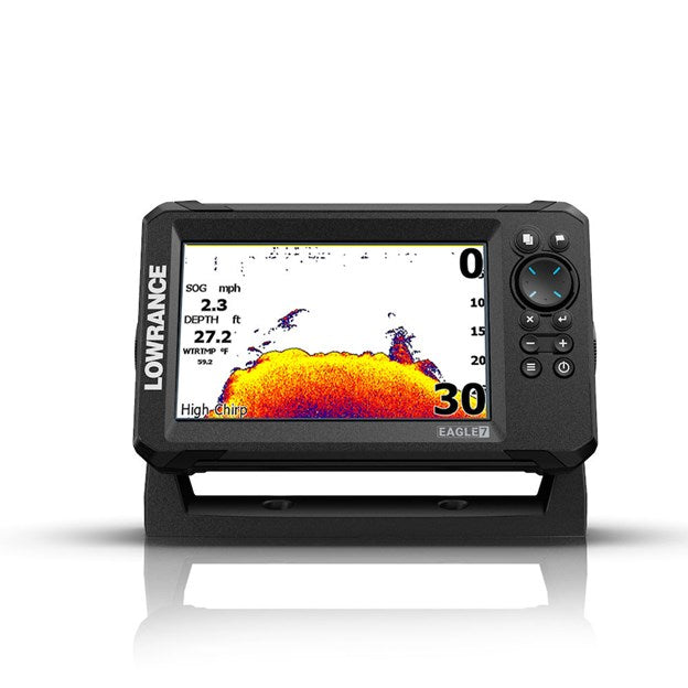 LOWRANCE Eagle 7 with TripleShot™ HD Transducer and AUS/NZ Enhanced Embedded Charts
