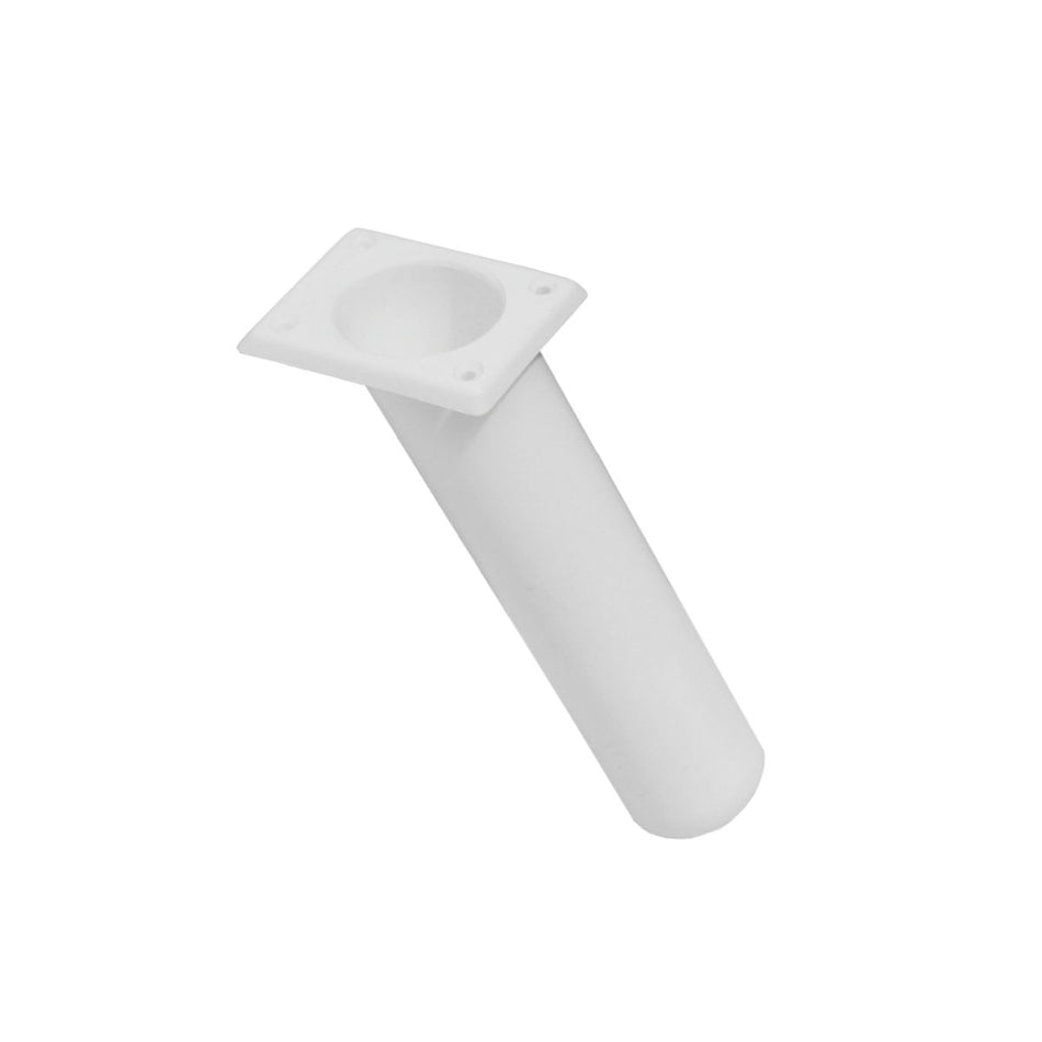 ROD HOLDER - RECTANGLE - 30 DEG. - WHITE