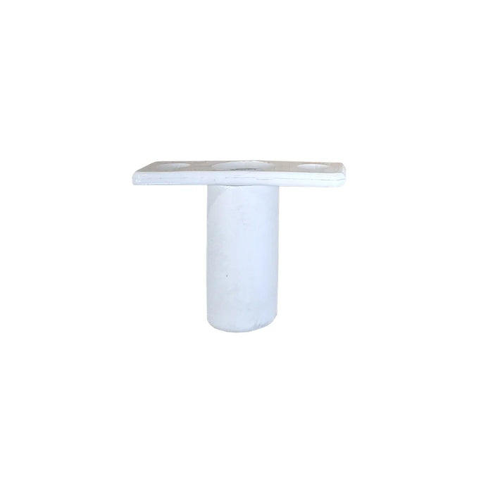 TOP MOUNT ROWLOCK PLATE NYLON IVORY