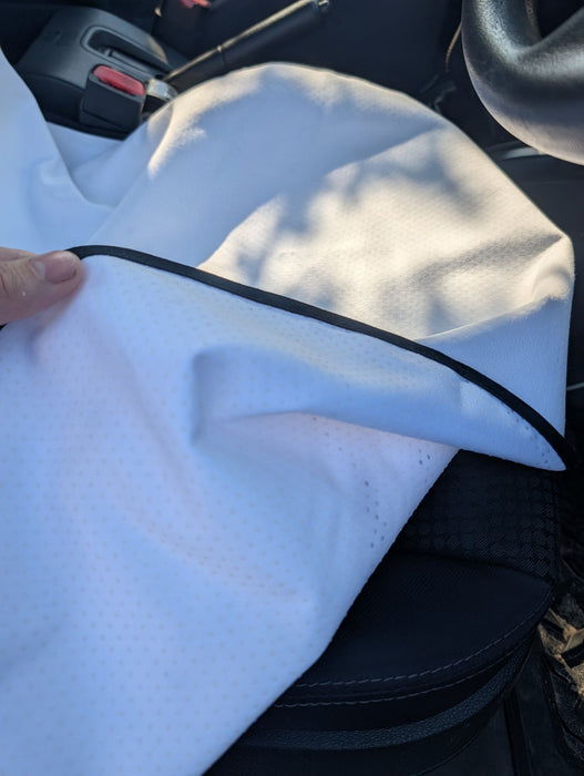 LND. Towel Seat Cover White