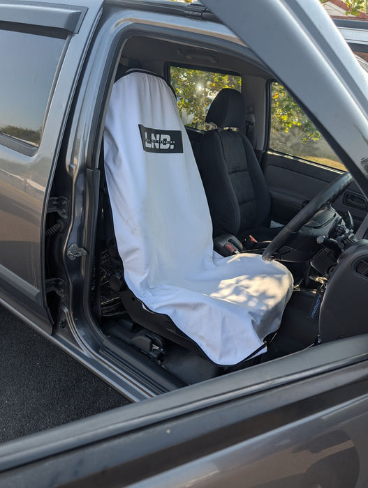 LND. Towel Seat Cover White