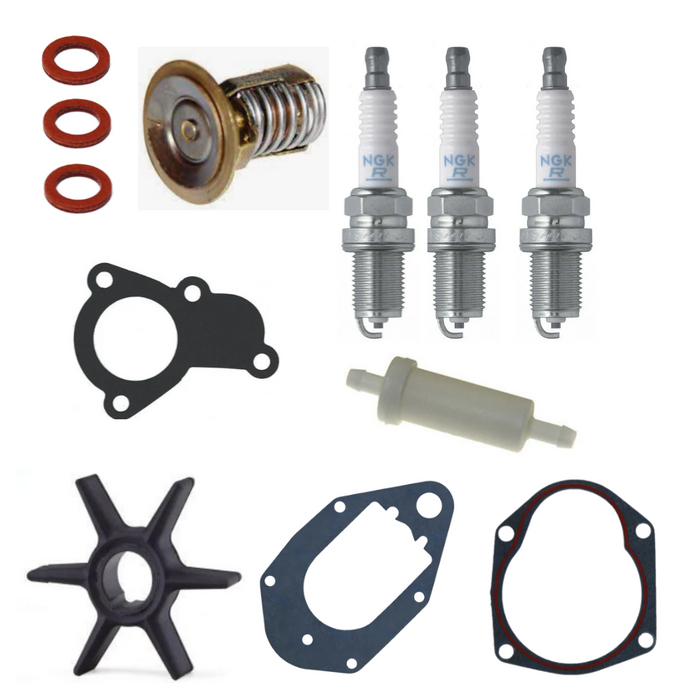 Mercury 60HP 3Cyl Standard Gearbox 1.64:1 Ratio (0G590000-0T997999 & Up) (0P016999 & Up) Service Kit Aftermarket