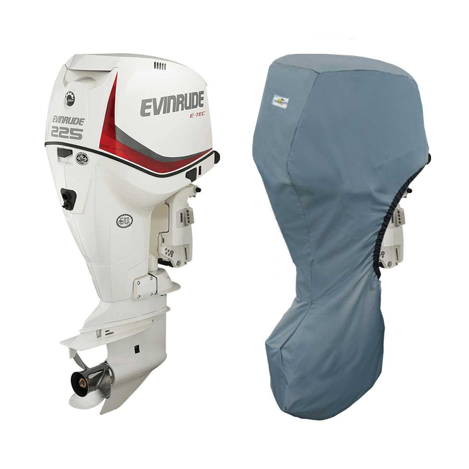 FULL COVER 25 INCHES FOR EVINRUDE E-TEC V6 3.3L 225HP 250HP 300HP 200H.O - 250H.O (2005-2016)