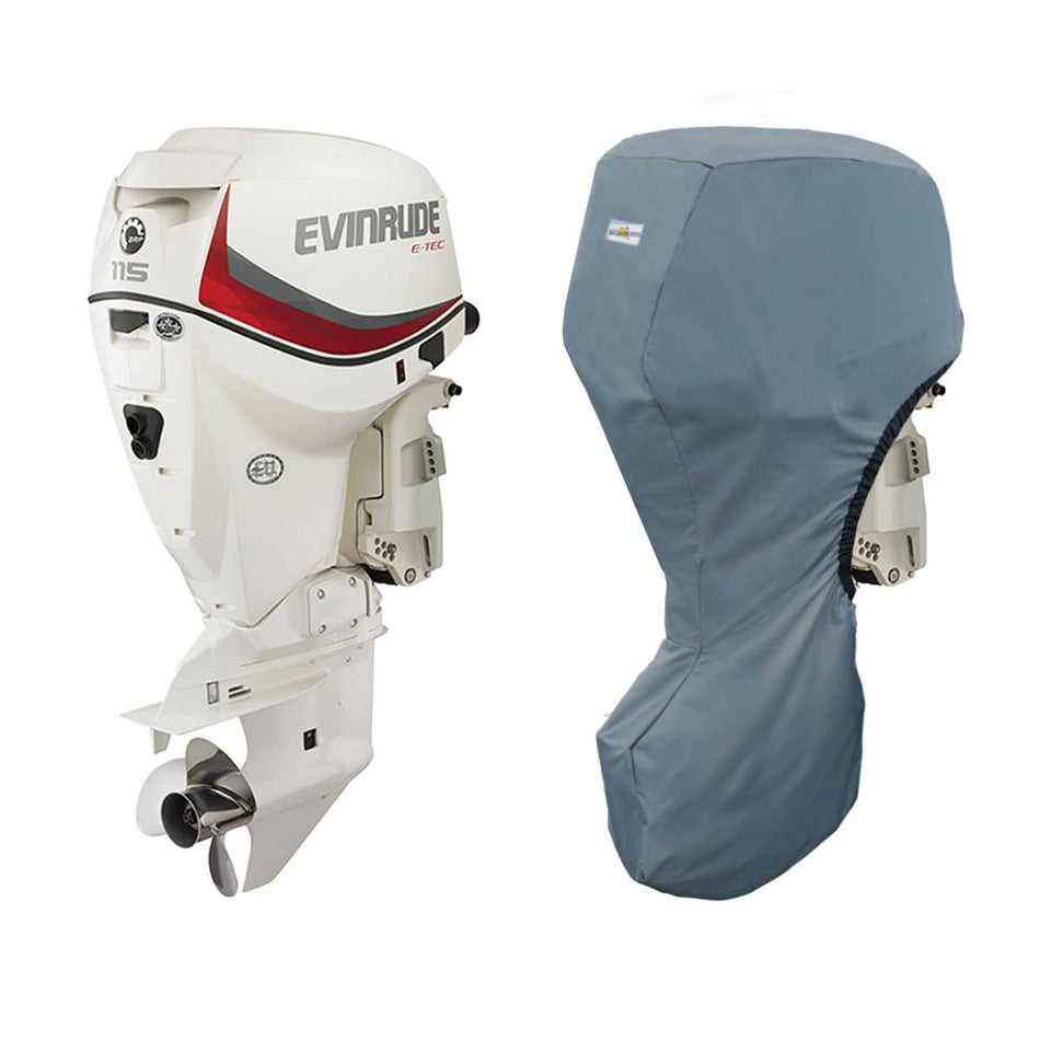FULL COVER 25 INCHES FOR EVINRUDE E-TEC V4 1.7L 115HP 130HP 90H.O (2005>)