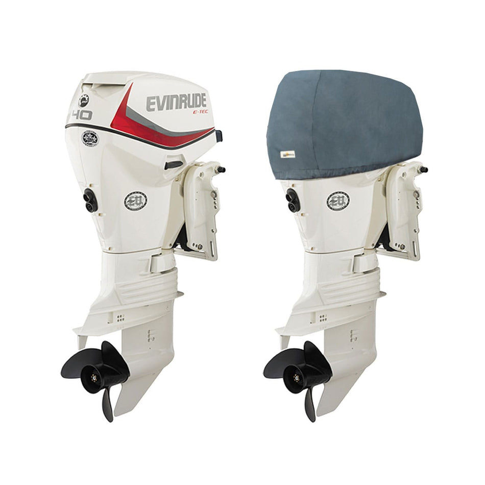 STORAGE COVER FOR EVINRUDE E-TEC 2 CYL 40HP 50HP 60HP (2003>)