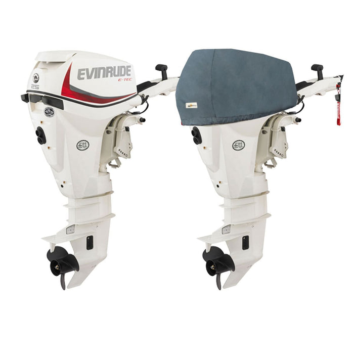 STORAGE COVER FOR EVINRUDE E-TEC 2 CYL 25HP 30HP 15H.O (2009>)