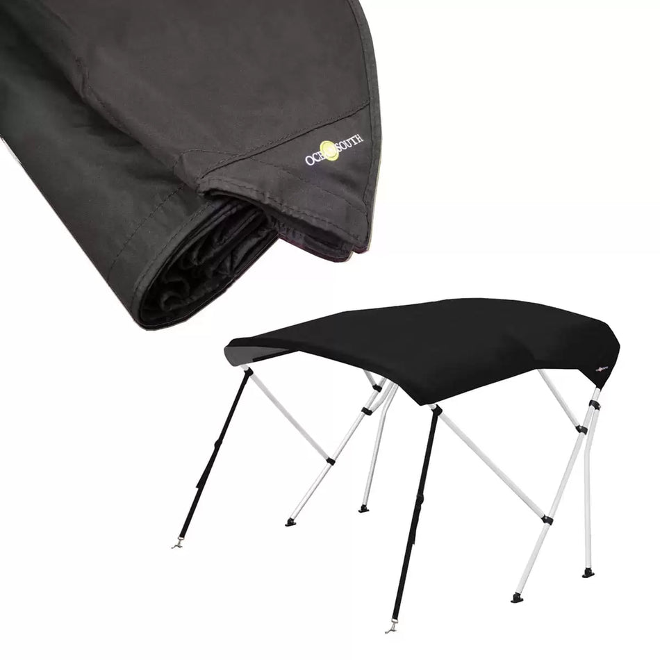FABRIC MA 090-0BK 3 Bow Whitewater Bimini Replacement Fabrics 1.2m Black