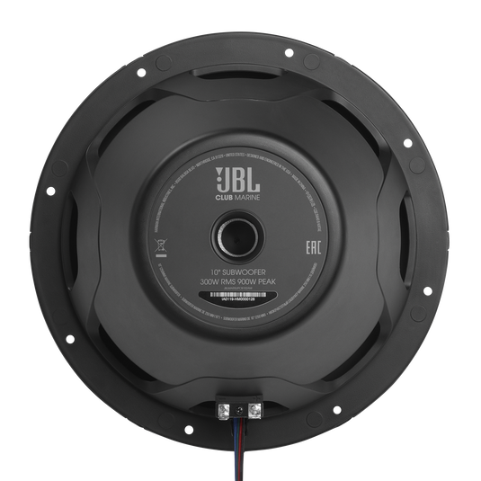 JBL CLUB MARINE SUBWOOFER 10" 600W WHITE & SATIN GRILLS