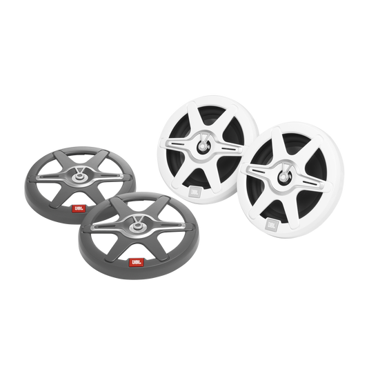 JBL CLUB MARINE SPEAKERS 6.5" 180W WHITE & SATIN GRILLS