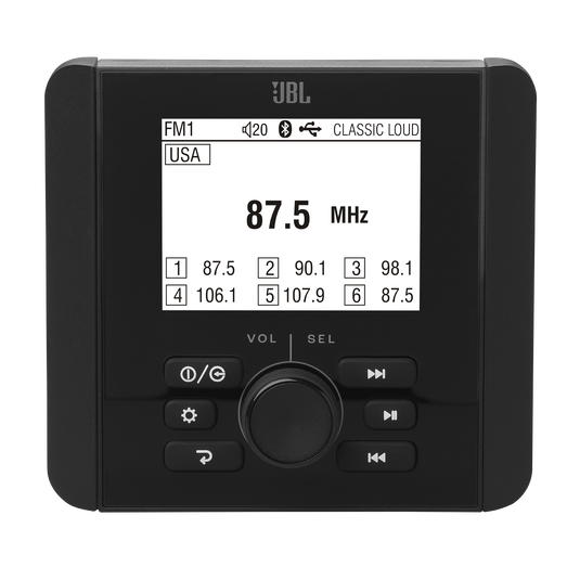 JBL JAM3000 MARINE STEREO HEAD UNIT