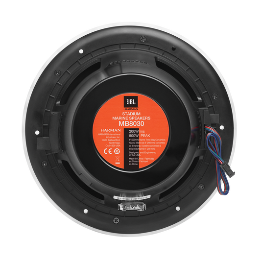 JBL STADIUM MARINE SPEAKERS 8" 500W GREY GRILL