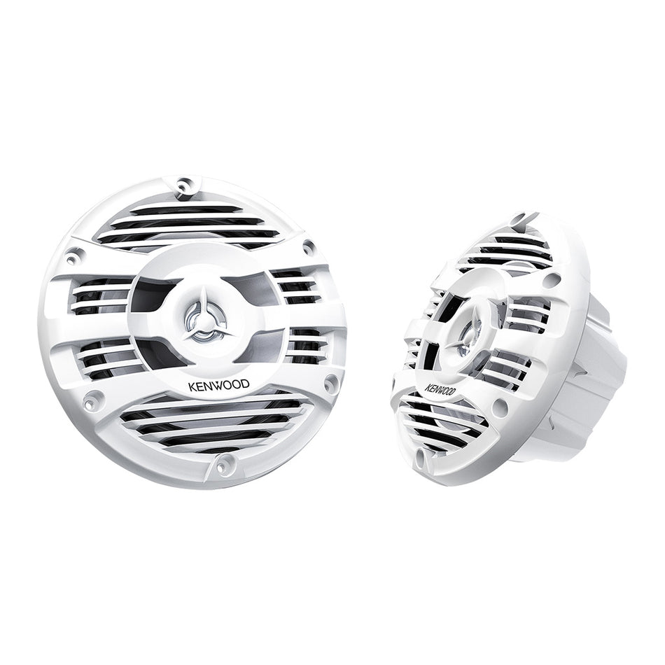 KENWOOD 6.5 INCH MARINE SPEAKERS- WHITE