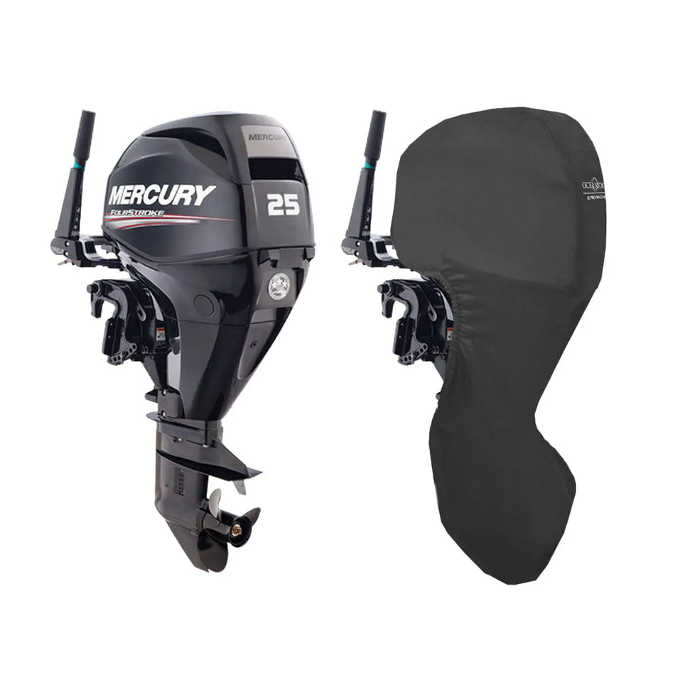 FULL COVER 15 INCHES FOR MERCURY 4 STROKE 3 CYL 526CC 25HP 30HP (2007>)
