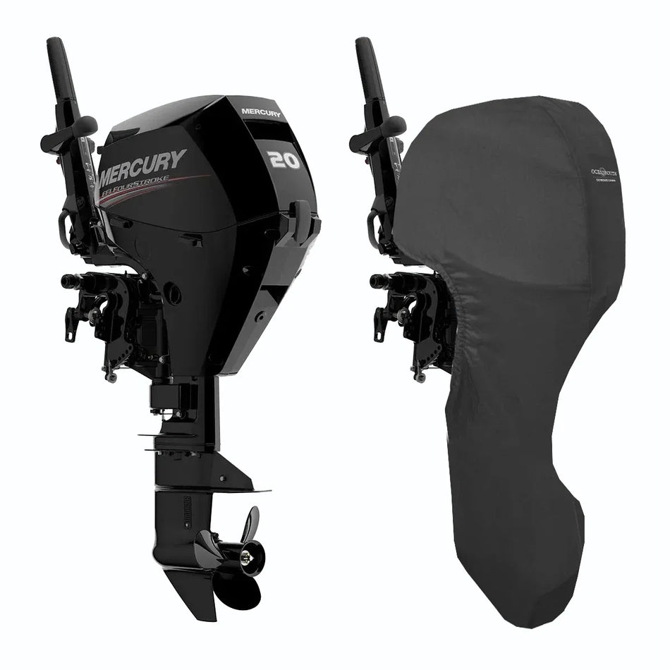 FULL COVER 25 INCHES FOR MERCURY 4 STROKE 2 CYL 333CC 15HP 20HP (2018>)