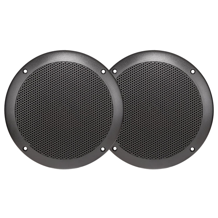 AXIS 5 INCH MARINE SLIM FIT SPEAKERS-BLACK MA500B