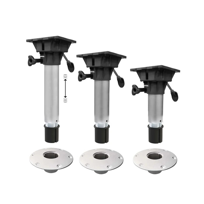 WAVERIDER SOCKET PEDESTAL (FLAT BASE) 310mm - 390mm (12in -15in)