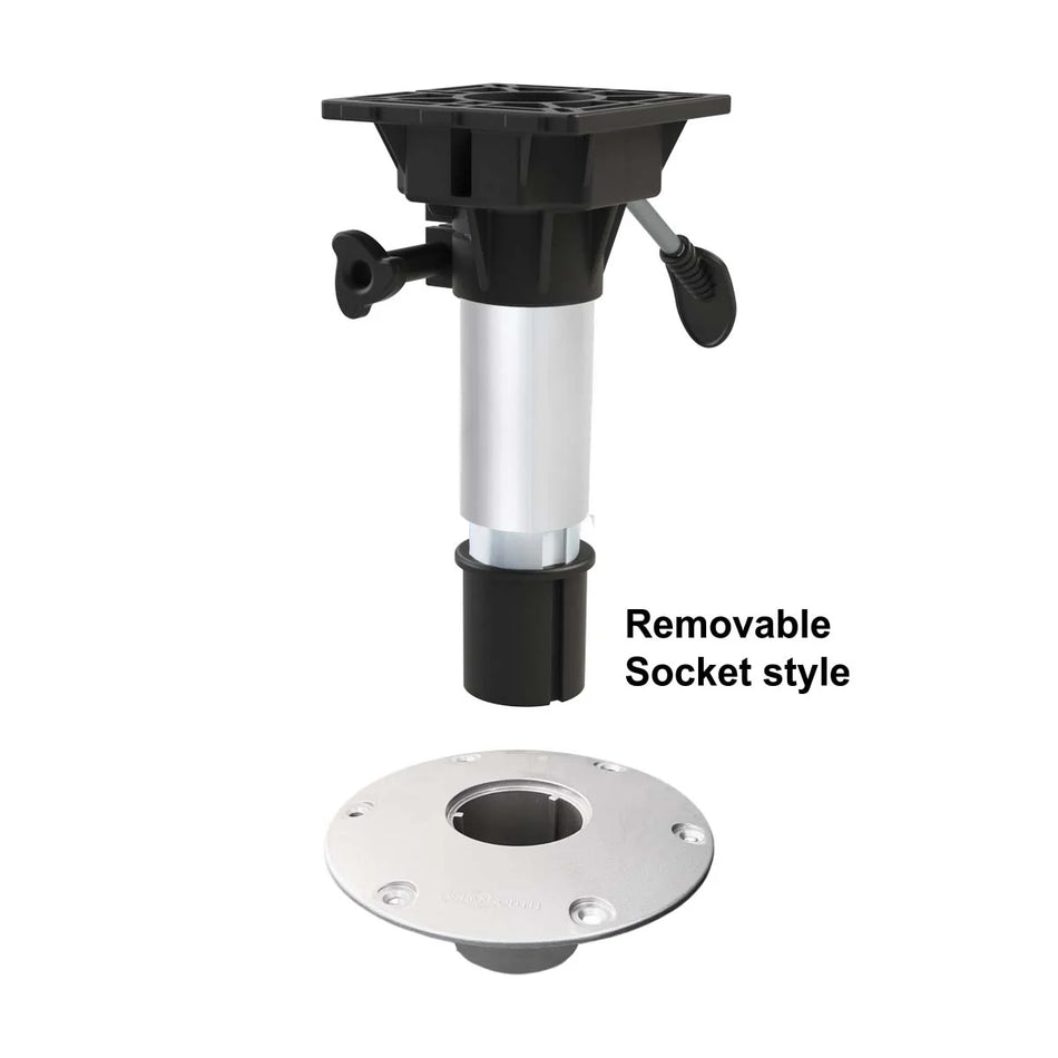 WAVERIDER SOCKET PEDESTAL (FLAT BASE) 310mm - 390mm (12in -15in)