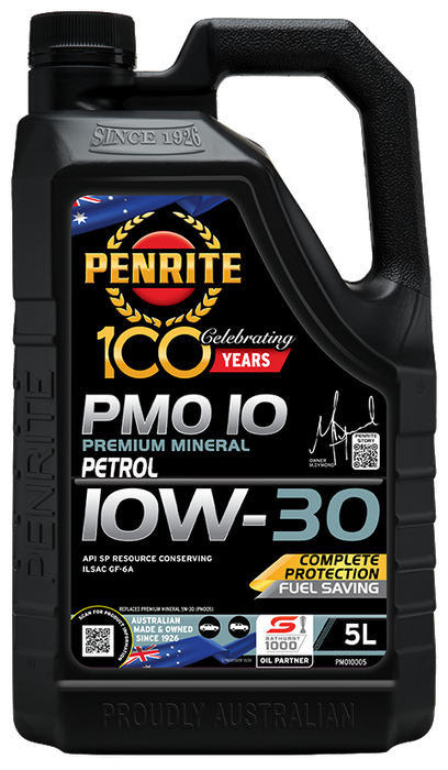 Penrite PMO 10 10w30 Premium Mineral oil 5 Litre