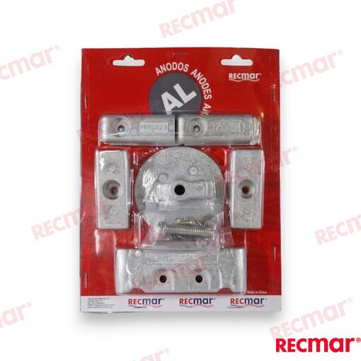 Mercury Verado 6 (200-300HP) Anode Kit (Aluminium) VERADO6KITA