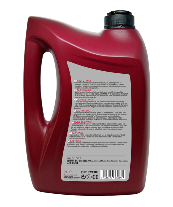 Reclube 10W40 Full Synthetic Marine Engine Oil 5L