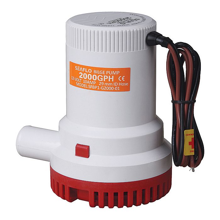 Seaflo 2000Gph 12V Bilge Pump Sfbp1G200001 - Efficient Water Removal