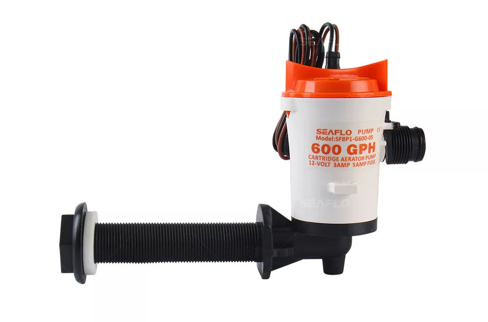 Seaflow Livewell Pump 800 G 12V Sfbp1G80004 - 800 Gph Oxygenation