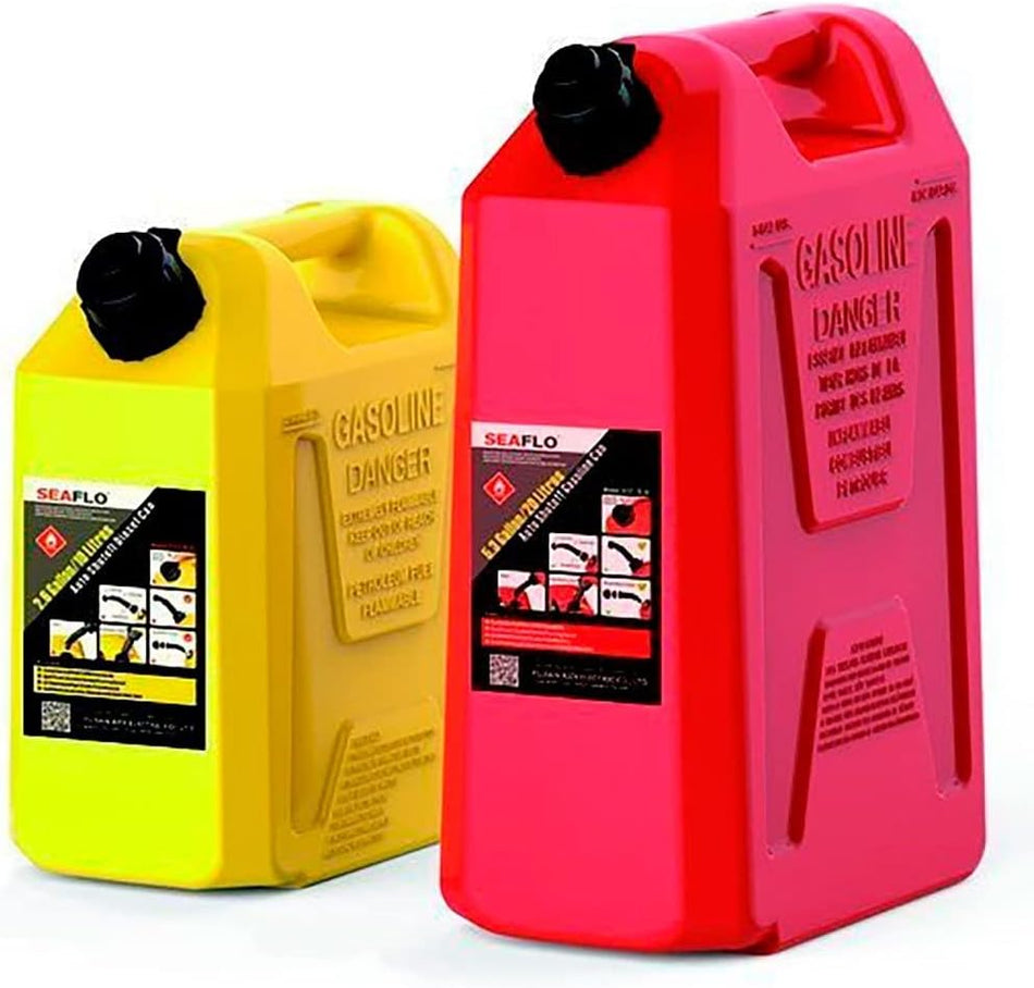 Seaflo 10L Auto Shut-Off Diesel Can | Sfdt1001 | Spill-Free Fuel Storage