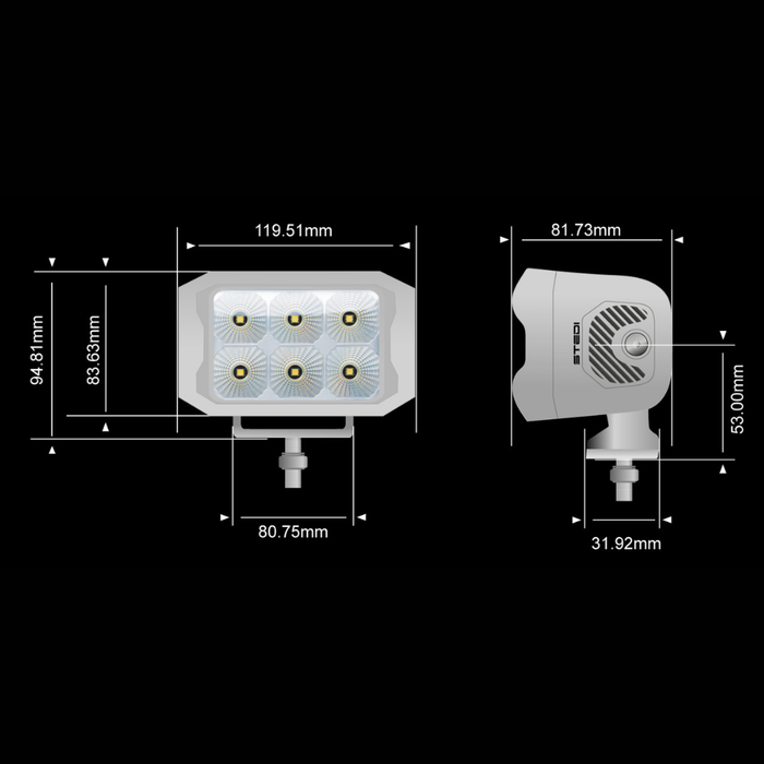 STEDI G6 Marine Flood Work Light