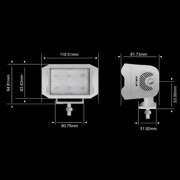 STEDI G6 Marine Ultra Flood Work Light