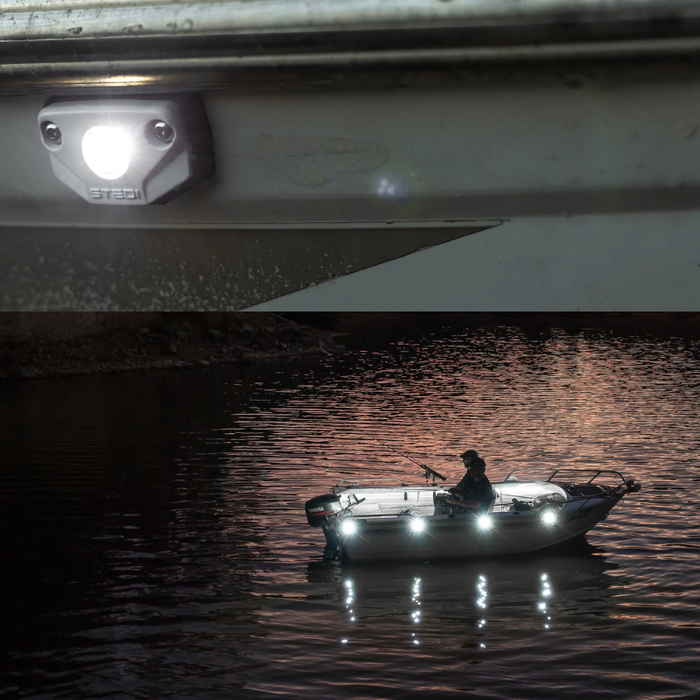 Marine White Surface LED Rock Light | White (5700k)