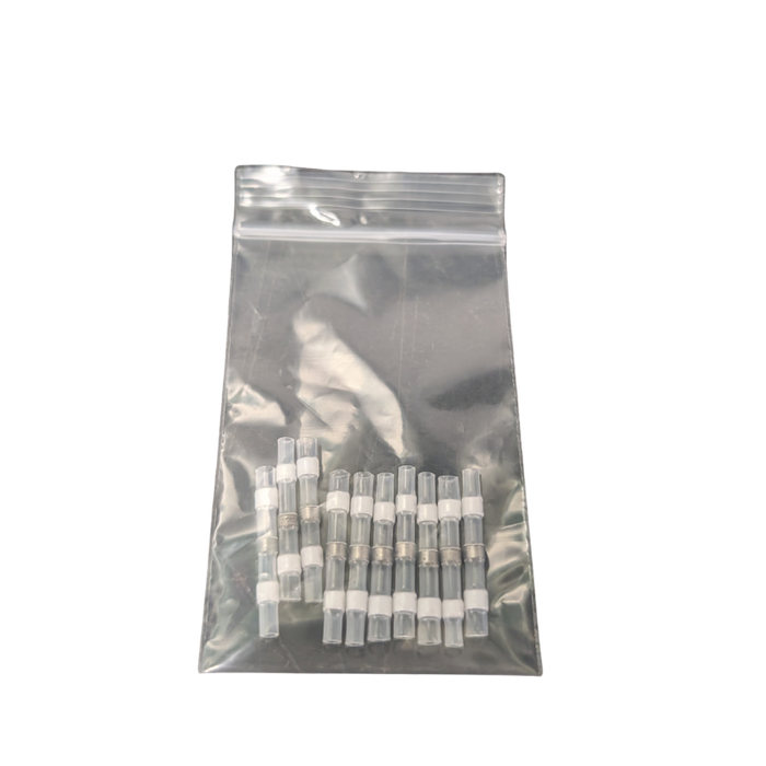 Solder Sleeve White 26-24AWG 10 Pack