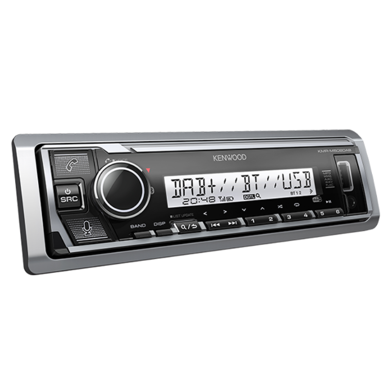 KENWOOD MARINE MECHLESS DAB+ BLUETOOTH STEREO HEAD UNIT KMR-M508DAB