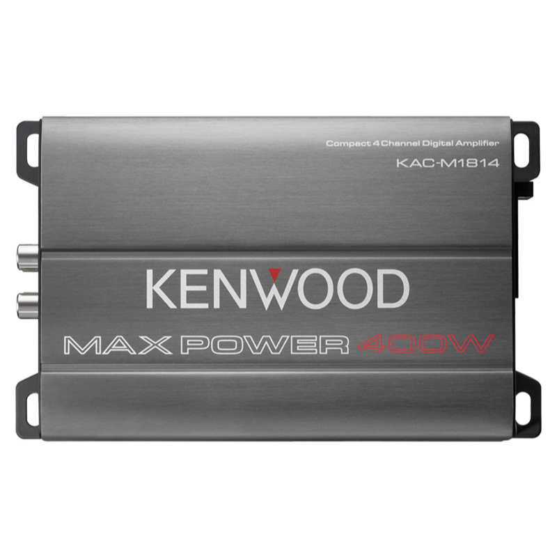 KENWOOD COMPACT 4-CHANNEL DIGITAL AMPLIFIER KAC-M1814