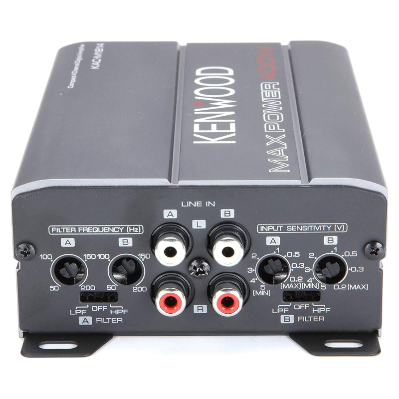 KENWOOD COMPACT 4-CHANNEL DIGITAL AMPLIFIER KAC-M1814