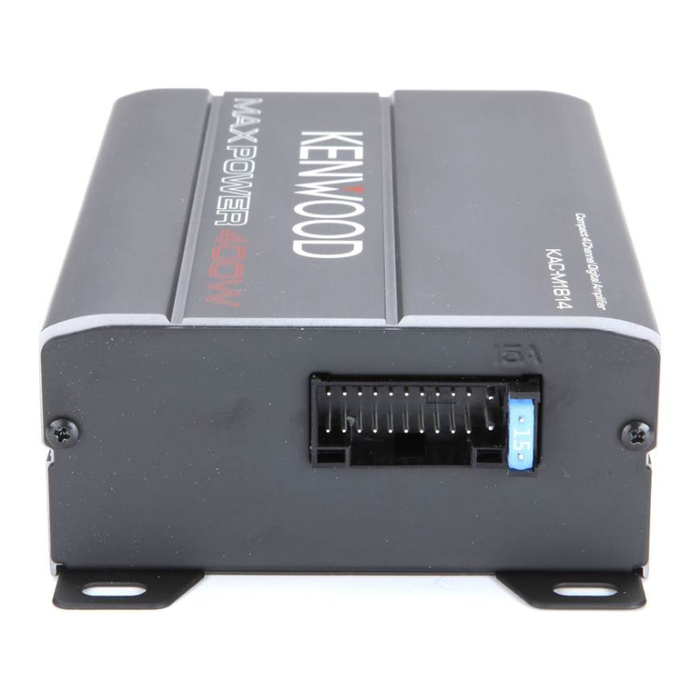 KENWOOD COMPACT 4-CHANNEL DIGITAL AMPLIFIER KAC-M1814