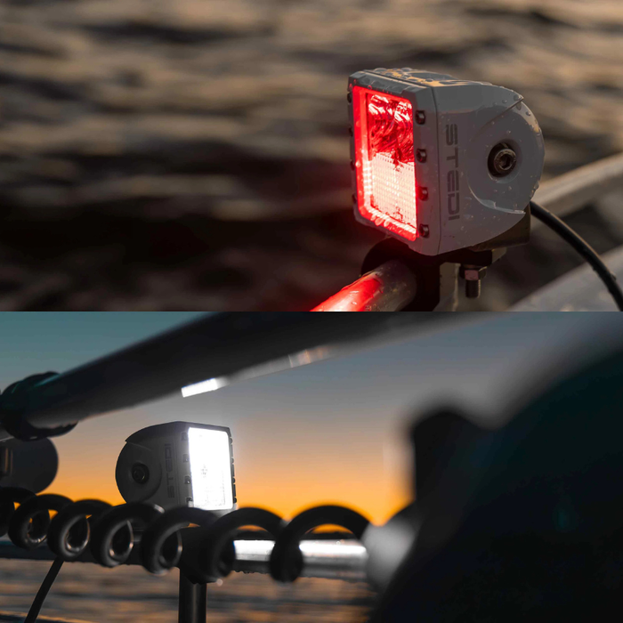 Marine White C4 LED Cube Light (red/white dual lens)