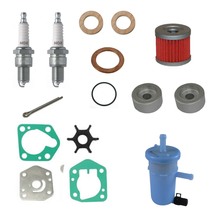 Aftermarket Suzuki DF9.9B, DF15A, DF20A Service Kit 17400-89810 Replacement (2013-2017)
