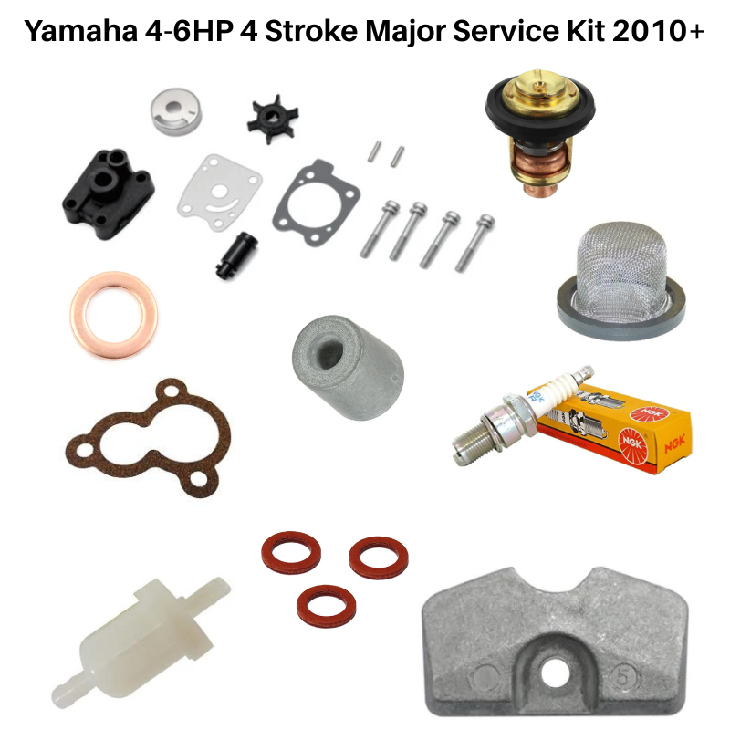 Aftermarket Yamaha 4-6HP 4 Stroke Major Service Kit 2010+
