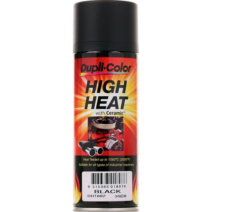 Dupli-Color High Heat Ceramic Paint Black 340g - DH1602