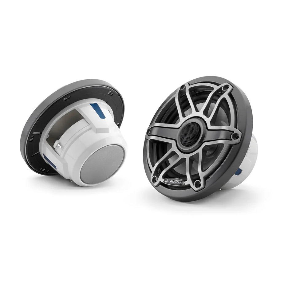 JL Audio M6 8.8 inch Speakers Titanium Sport Grill