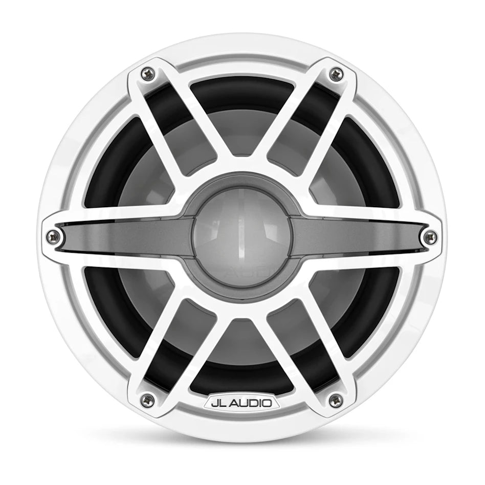 JL Audio M6 10 inch Subwoofer White Sport Grill