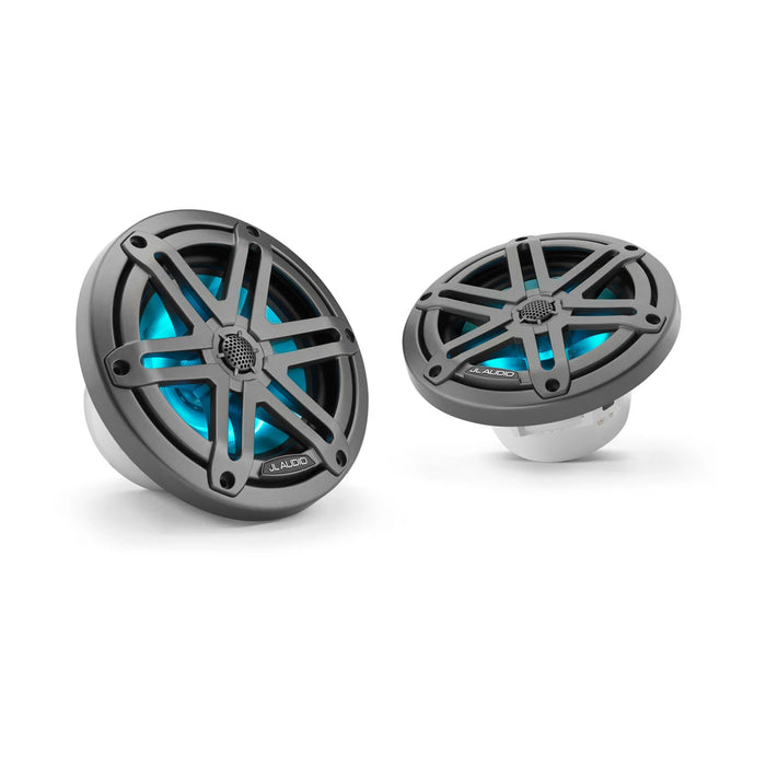 JL Audio M3 7.7 inch Speakers Grey Sport Grill RGB LED