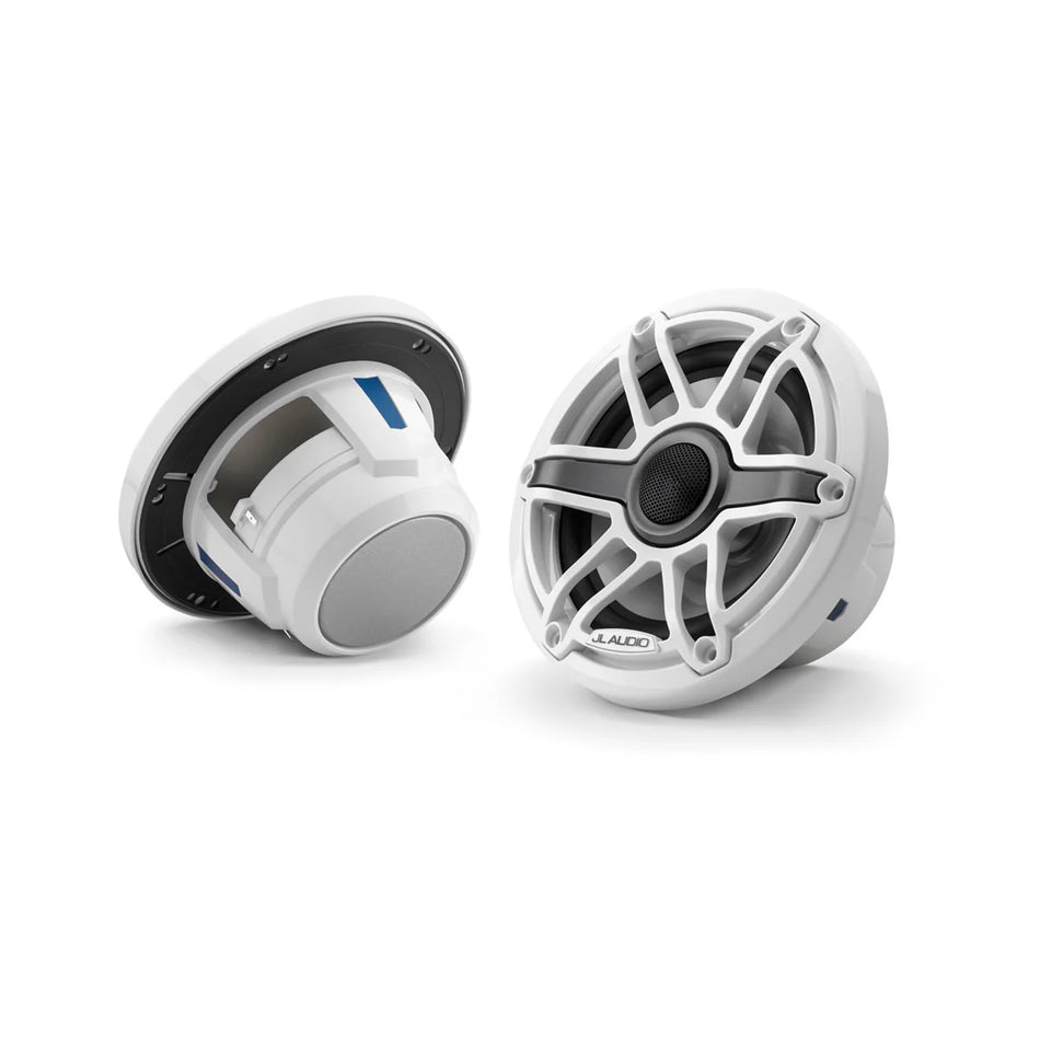 JL Audio M6 8.8 inch Speakers White Sport Grill