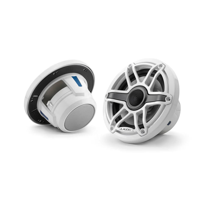 JL Audio M6 7.7 inch Speakers White Sport Grill