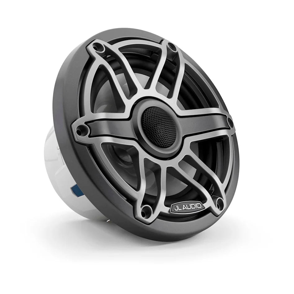 JL Audio M6 8.8 inch Speakers Titanium Sport Grill
