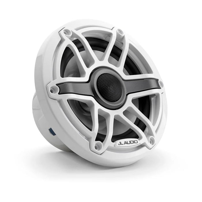 JL Audio M6 7.7 inch Speakers White Sport Grill